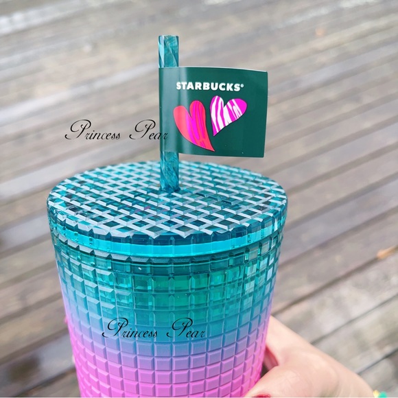 5/$100 Starbucks Love colorful grid 2024 cold cup 24 oz - Picture 5 of 5